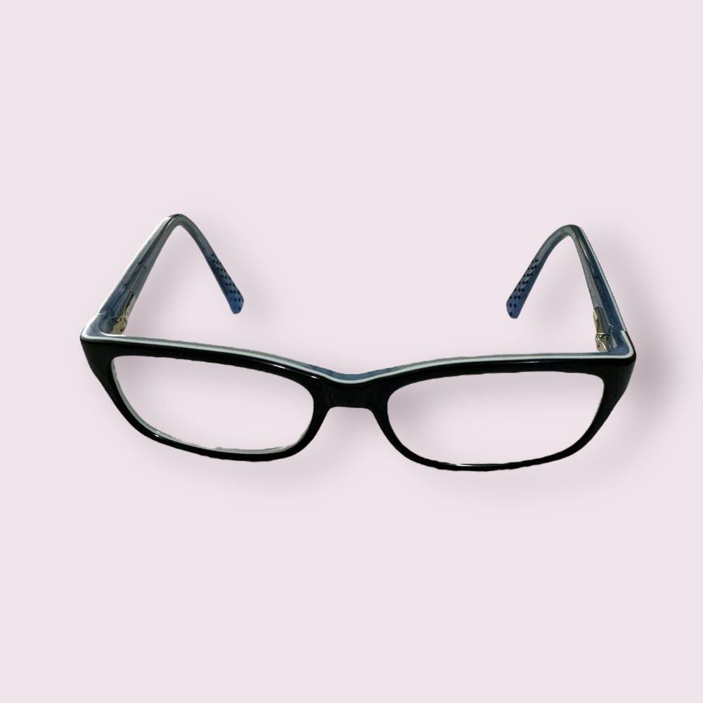 Nike 5513 Boys Eyeglasses Frames 220 Black and Blue